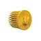 3M Scotch-Brite Roloc Bristle Disc 07531, 1 in 80 Yellow, 10 per box 4 bxs pr cs, 10PK 7100138172 - alternate 2